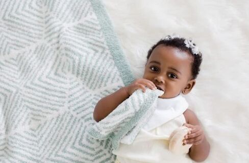 Bazzle Baby Mini Hugga Lovie Blanket with Teething Corner Plush Blanket for Girls and Boys | Ultra Soft Barefoot Lovie Blankets, 2pk (L-Min 2pk) in Saudi Arabia