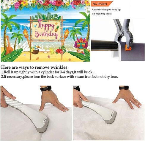 Summer Hawaiian Birthday Backdrop for Aloha Luau Party Decorations Banner Hawaiian Beach Photography Background Tropical Sea Palm Birthday Baby Shower Cake Table Decorations Banner in Saudi Arabia