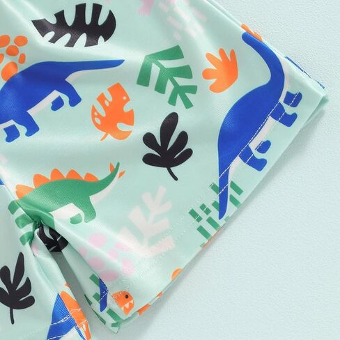 Toddler Baby Boys Swim Trunks Checkered Dinosaur Swimming Shorts Swimsuit Swimwear Bathing Suits Beach Board Shorts in Saudi Arabia