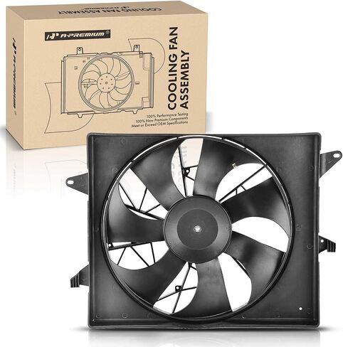 مجموعة مروحة تبريد رادياتير المحرك A-Premium متوافقة مع موديلات مختارة من Ford وMercury - Thunderbird 1994-1997، Cougar 1994-1997 - استبدال # F4SZ8C607D in Saudi Arabia