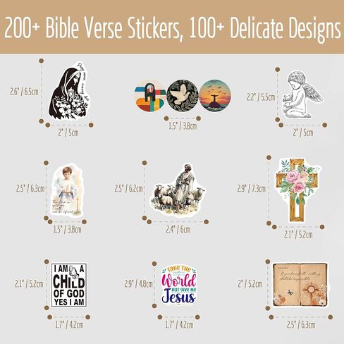 1000 PCS Bible Verse Stickers, Clear Inspirational Pray Stickers Encouraging Scripture Decals Jesus Christian Religious Faith Labels for Scrapbooks Bottles Computer Planner Diary Album Kids Adults in Saudi Arabia