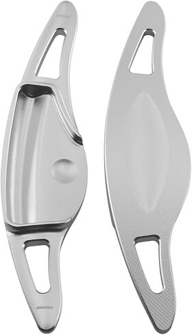 Aluminum Car Steering Wheel Shift Paddle Extension for Hyundai Santa Fe (2024)(Silver) in Saudi Arabia