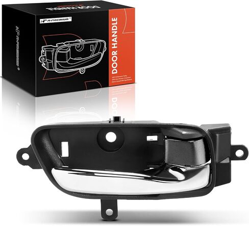 A-Premium - Interior Door Handle - Front or Rear Left Driver Side - Compatible with Nissan Models - Altima, Pathfinder, Armada, Maxima, Murano, Titan - Textured Black - Replace 80671-3TA0D 80671-3TA0A in Saudi Arabia