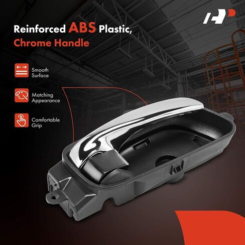 A-Premium - Interior Door Handle - Front or Rear Left Driver Side - Compatible with Nissan Models - Altima, Pathfinder, Armada, Maxima, Murano, Titan - Textured Black - Replace 80671-3TA0D 80671-3TA0A in Saudi Arabia