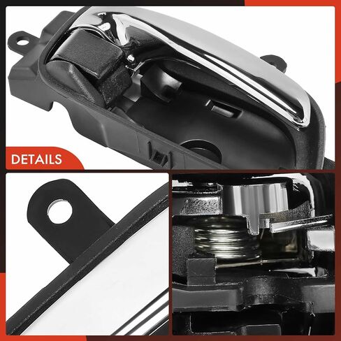 A-Premium - Interior Door Handle - Front or Rear Left Driver Side - Compatible with Nissan Models - Altima, Pathfinder, Armada, Maxima, Murano, Titan - Textured Black - Replace 80671-3TA0D 80671-3TA0A in Saudi Arabia