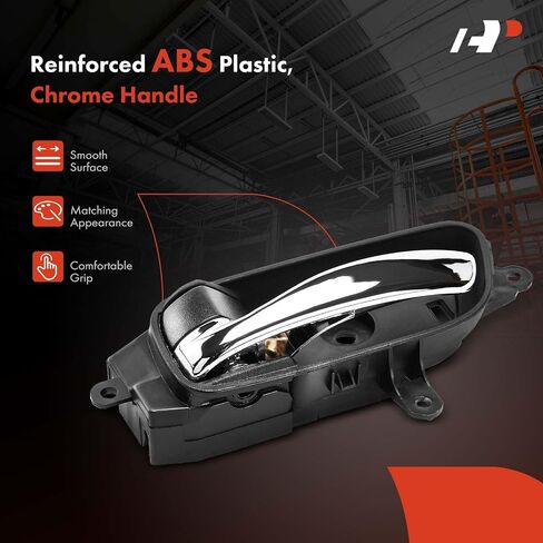 A-Premium - Interior Door Handle - Front or Rear Left Driver Side - Compatible with Nissan Models - Altima, Pathfinder, Armada, Maxima, Murano, Titan - Textured Black - Replace 80671-3TA0D 80671-3TA0A in Saudi Arabia