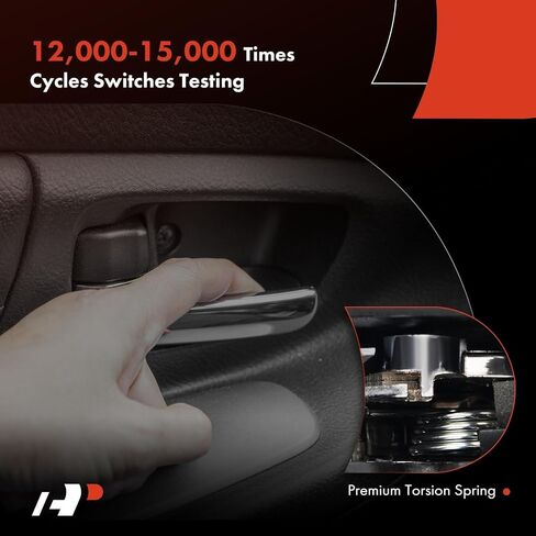 A-Premium - Interior Door Handle - Front or Rear Left Driver Side - Compatible with Nissan Models - Altima, Pathfinder, Armada, Maxima, Murano, Titan - Textured Black - Replace 80671-3TA0D 80671-3TA0A in Saudi Arabia