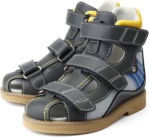 صنادل لتقويم العظام للأطفال الصغار مع دعم للقوس والكاحل، أحذية تصحيحية جلدية للأطفال in Kuwait