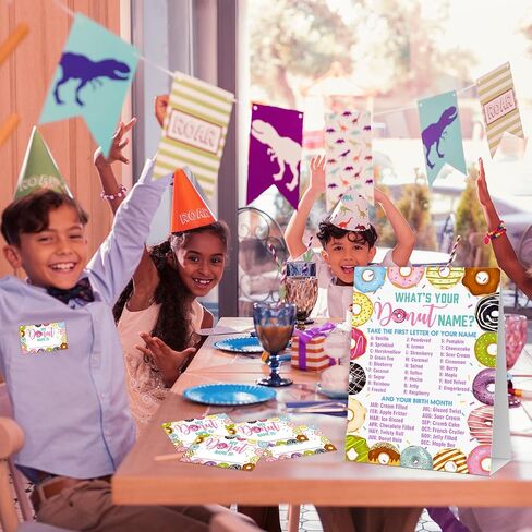 Greeting Card - What's Your Astronaut Name Birthday Party Game, 1 Sign & 30 Stickers - Space Theme for Kids & Teens - GAME-011 in Saudi Arabia