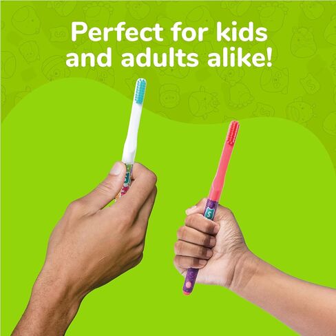 Brush Buddies Squishmallows Assorted Manual Toothbrushes, Soft Toothbrushes, Toothbrushes for Kids and Adults, 4PK in Saudi Arabia