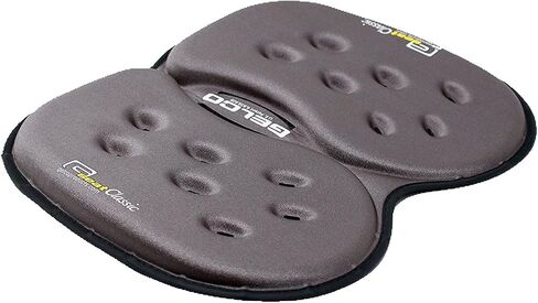 GSeat CLASSIC Gel and Foam Seat Cushion (Gray) - Chair, Car, Office, Commute, Airplane, Wheelchair, Sciatica, Coccyx/Tailbone & Chronic Back Pain Relief - Ergonomic Comfort - Long Lasting in Saudi Arabia