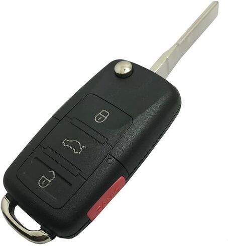 4 أزرار للطي استبدال مفتاح فوب غطاء صالح لل VW جيتا باسات جولف بيتل أرنب GTI CC EOS دخول بدون مفتاح فوب شل in Kuwait
