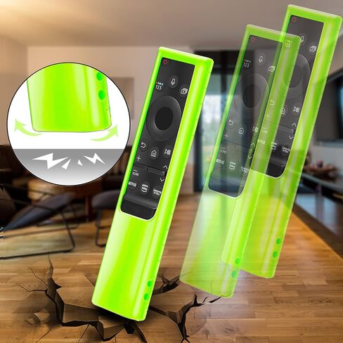 4 Pack Case Compatible with Samsung Smart TV Remote Control, Remote Cover for Samsung Solar Cell Remote 2021/2022 BN59-01357 BN59-01385 BN59-01265A Universal Silicone Skin Sleeve Glow in The Dark in Saudi Arabia
