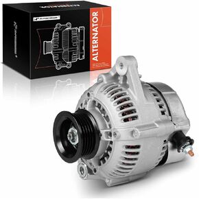 A-Premium Alternator Compatible with Toyota Corolla 1988-1992, Celica 1990-1993 & Geo Prizm 1989-1992, 1.6L, 12V 60A/70A 5-Groove Pulley Clockwise, Replace# 2706002020, 2706016122
