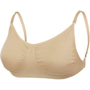 Women Dance Clear Straps Bra No Sponge Convertible Straps Bra