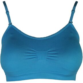 Coobie Seamless Scoopneck Bra,Bahama Blue,One Size