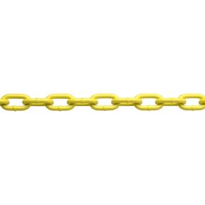 Campbell PD0725027 System 3 Grade 30 Low Carbon Steel Proof Coil Chain on Reel, Yellow Polycoated, 3/16" Trade, 0.21" Diameter, 100' Length, 800 lbs Load Capacity