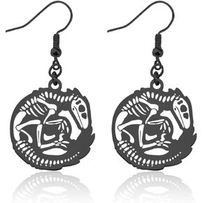 CENWA Dinosaur Bones Earrings Sleeping Dinosaurs Charm Jewelry Halloween Jewelry