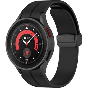 No Gap Band Compatible for Samsung Galaxy Watch 6 / Galaxy Watch 5 / Galaxy Watch 4 40mm 44mm / Galaxy Watch 4 Classic 42mm 46mm Watch 6 47mm 43mm Band,20mm Sport Strap Wristband for Men Women