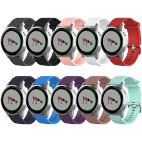 Compatible for Garmin Vivoactive 4S, 18mm Quick Released Silicone Replacement WatchBand Strap Wristband for Garmin Vivoactive 4S/Vivomove 3S/Venu 2s