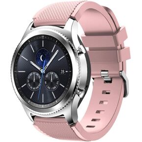 Rugged Silicone Bands for Samsung Galaxy Watch 6/5/4 Band 40mm 44mm/Galaxy Watch 5 Pro 45mm/Galaxy Watch 6/4 Classic 47mm 43mm 46mm 42mm/Galaxy Watch 3 41mm/Active 2/Active,20mm Sport Strap Men Women