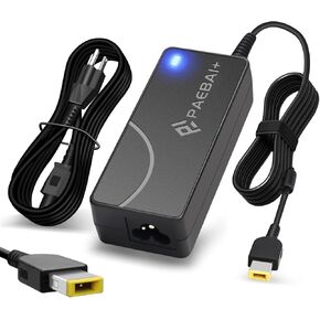 65W 45W Laptop Charger for Lenovo Thinkpad T460 T470 T470S T440 T450S E531, Yoga 2 13 11S/Pro, X1 Carbon 2015/2016 Flex 20V 3.25A Square Tip AC Power Adapter