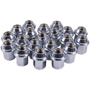 20pcs Wheel Nut 6509422AA Compatible for Dodge Durango Ram 1500 2500 3500 Jeep Grand Cherokee Wrangler Gladiator Wagoneer
