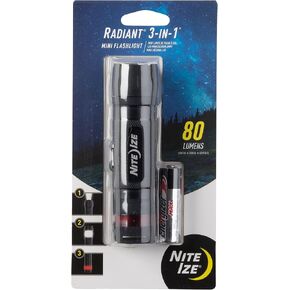 مصباح يدوي صغير LED 3 في 1 من Nite Ize Radiant - مصباح يدوي متعدد الاستخدامات مع ضوء 80 لومن - يستخدم كمصباح أمان، أو مصباح يدوي، أو فانوس صغير - أزرق in Kuwait