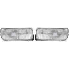 EVGATSAUTO Fog Lamp Housing, 2Pcs 63178357389 63178357390 BM2592101 BM2593101 Fog Lamp Housing, Fog Light Cover Fits for 3 Series M3 E36 1992‑1999