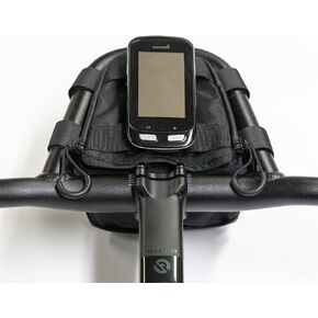 REDSHIFT Bike Computer Mount for Kitchen Sink Handlebar Bag - Compatible with Garmin GPS Bike Computers