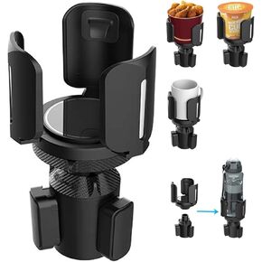 Upgraded Car Cup Holder Expander with Adjustable Base, Compatible with Yeti 20/26/30oz, Hydro Flasks 32/40oz, Fit for Most Cup 18-20oz or Diameter Bottles in 2.95-5.5"