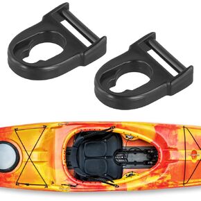 2pcs Kayak Seat Clips, Kayak Replacement Seat Clips Kayak Seat Repair Kit Reliable Kayak Accessories Compatible with Lifetime Emotion Kayaks