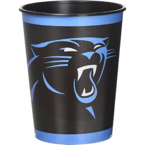Carolina Panthers Favor Cups - 16 oz., 12 Pcs. - Ideal for Sports Parties & Events, Kids' Birthdays & Daily Home Use