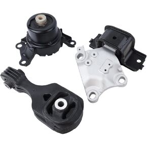 مجموعة تركيب محرك وناقل الحركة LINLINS متوافقة مع Honda Fit 2015 2016 2017 2018 2019 2020 L4 1.5L، ناقل حركة أوتوماتيكي، مجموعة 3 قطع، استبدال # 50890T5A911، 50822T5RA01 in Kuwait