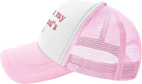 قبعات سائقي الشاحنات من Put It On My Boyfriends Tab للنساء باللون الوردي للرجال هدية فكاهية قبعات وردية للرجال in Kuwait