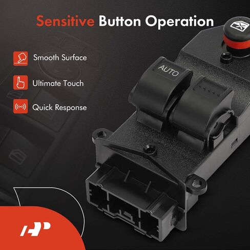 A-Premium Master Power Window Switch Compatible with Honda Element 2003-2011, Front Left Driver Side, Replace# 35750SCVA01ZA in Saudi Arabia