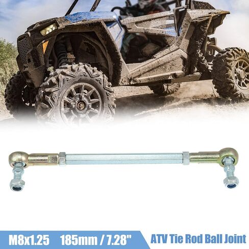 X AUTOHAUX M8 80mm Steering Tie Rod Ball Joint for 50cc 70cc 90cc 110cc 125cc 150cc 200cc 250cc ATV Four Wheeler Quad Steering Suspension in Saudi Arabia