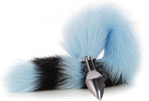 Faux Fur Fox Costume Accessories Animal Cat Long Tail Set Butt Plugs Necklace Choker Nipple Clamp Body Jewelry Furry Ear Headband Mouth Gag Ball Buttpulg Sex Animal Cosplay Costume in Saudi Arabia