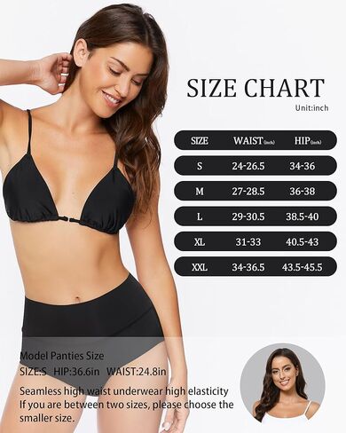 LEVAO 3 عبوات ملابس داخلية للنساء عالية الخصر بدون خياطة ملابس داخلية بيكيني للسيدات تغطية كاملة S-XXL in Kuwait