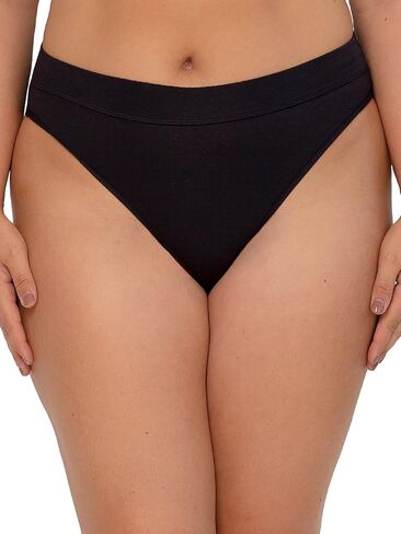 Smart & مثير المرأة الراحة القطن High-WaistedBriefPanty، 2-Pack in Kuwait