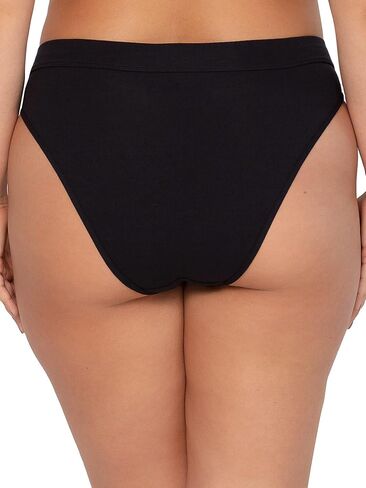 Smart & مثير المرأة الراحة القطن High-WaistedBriefPanty، 2-Pack in Kuwait