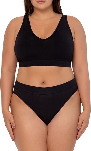 Smart & مثير المرأة الراحة القطن High-WaistedBriefPanty، 2-Pack in Kuwait