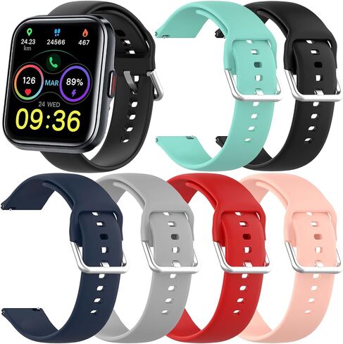 Chofit Veryfit ID208 Watch Band, Flexible Silicone Wristband Intended for Veryfit Smart Watch Band ID208 BT Smartwatch Accessories Adjustable Bracelet Replacement Strap Loop in Saudi Arabia
