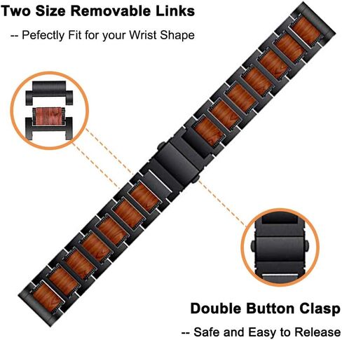YEEJOK Compatible for Samsung Galaxy Watch 6/5/4/3 Bands,Galaxy Watch 6 Classic Bands 47mm 43mm,Galaxy Watch 5 Pro Bands, 20mm 22mm Metal Watch Strap Replacement for Men Women in Saudi Arabia