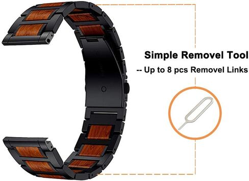YEEJOK Compatible for Samsung Galaxy Watch 6/5/4/3 Bands,Galaxy Watch 6 Classic Bands 47mm 43mm,Galaxy Watch 5 Pro Bands, 20mm 22mm Metal Watch Strap Replacement for Men Women in Saudi Arabia