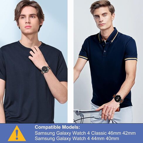 YEEJOK Compatible for Samsung Galaxy Watch 6/5/4/3 Bands,Galaxy Watch 6 Classic Bands 47mm 43mm,Galaxy Watch 5 Pro Bands, 20mm 22mm Metal Watch Strap Replacement for Men Women in Saudi Arabia