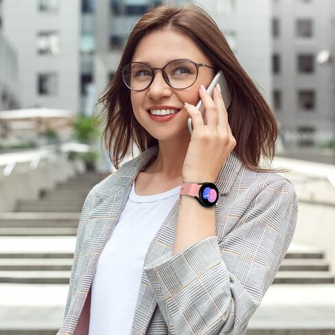 حزام No Gap متوافق مع ساعة Samsung Galaxy Watch 6 / Galaxy Watch 5 / Galaxy Watch 4 40mm 44mm / Galaxy Watch 4 Classic 42mm 46mm Watch 6 47mm 43mm Band، سوار معصم رياضي 20 مم للرجال والنساء in Saudi Arabia
