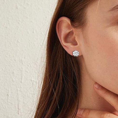 Hypoallergenic Sloth/Unicorn/Cat/Cross Stud Earrings for Women 925 Sterling Silver Colorful Animal Heart Earring Studs for Sensitive Ears, Birthday Jewelry Gifts for in Saudi Arabia