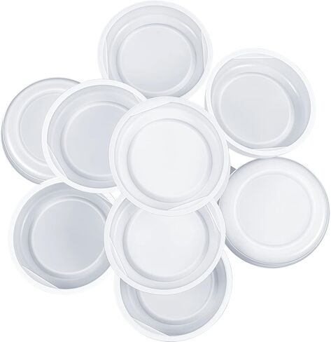 100 Pieces Mailing Tubes Plastic End Caps Cardboard Shipping Tube End Caps Plastic White End Caps for Mailing Tubes, Round (2 Inch) in Saudi Arabia