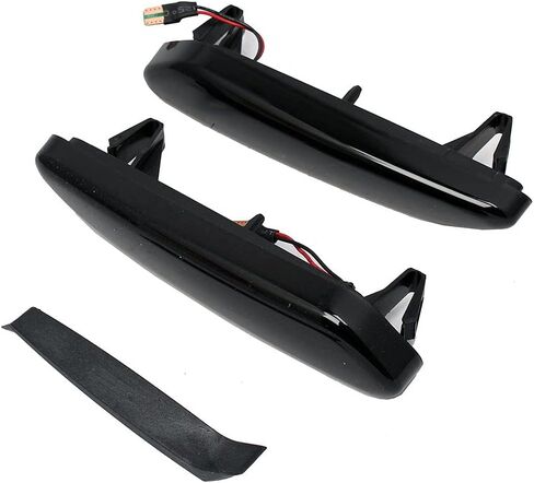 Sequential Front Fender Side Marker Turn Signal Light Led Repeater Indicator Blinker Lamp Compatible with MINI Cooper R60 COUNTRYMAN R61 PACEMAN, Clear Lens Amber Color in Saudi Arabia